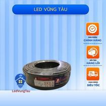 Dây điện mềm 2 lõi ruột đồng 2×2.5mm xám Daphaco