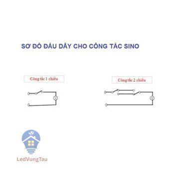 Sơ đồ đấu dây công tắc S18 Series Sino Vanlock