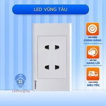 Ổ cắm đôi 2 chấu S18U2 Sino