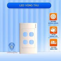 Mặt 4 công tắc S184/X Sino